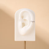 Orecchino ear cuff costellazione bianca in argento - NovaNavel