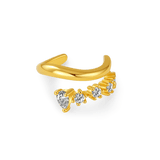 Orecchino ear cuff diamond in oro - NovaNavel