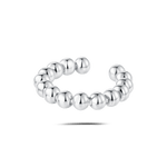 Orecchino ear cuff dot in argento - NovaNavel