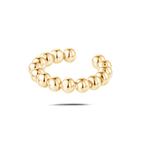 Orecchino ear cuff dot in oro - NovaNavel