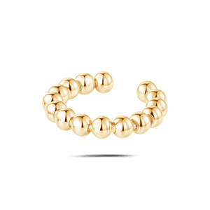 Orecchino ear cuff dot in oro - NovaNavel