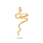 Orecchino ear cuff snake in oro - NovaNavel