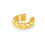 Orecchino ear cuff zigrinato in oro - NovaNavel