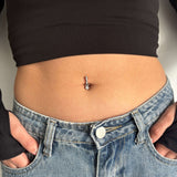 Pendente diamante in argento - NovaNavel