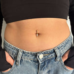 Pendente due diamanti in oro - NovaNavel