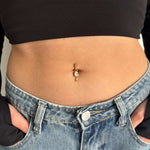 Pendente due gocce in oro - NovaNavel