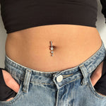 Pendente tre diamanti in argento - NovaNavel