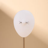 Piercing capezzoli farfalla delux bianca in argento - NovaNavel®