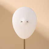 Piercing capezzoli mini sfera bianca opale in argento - NovaNavel