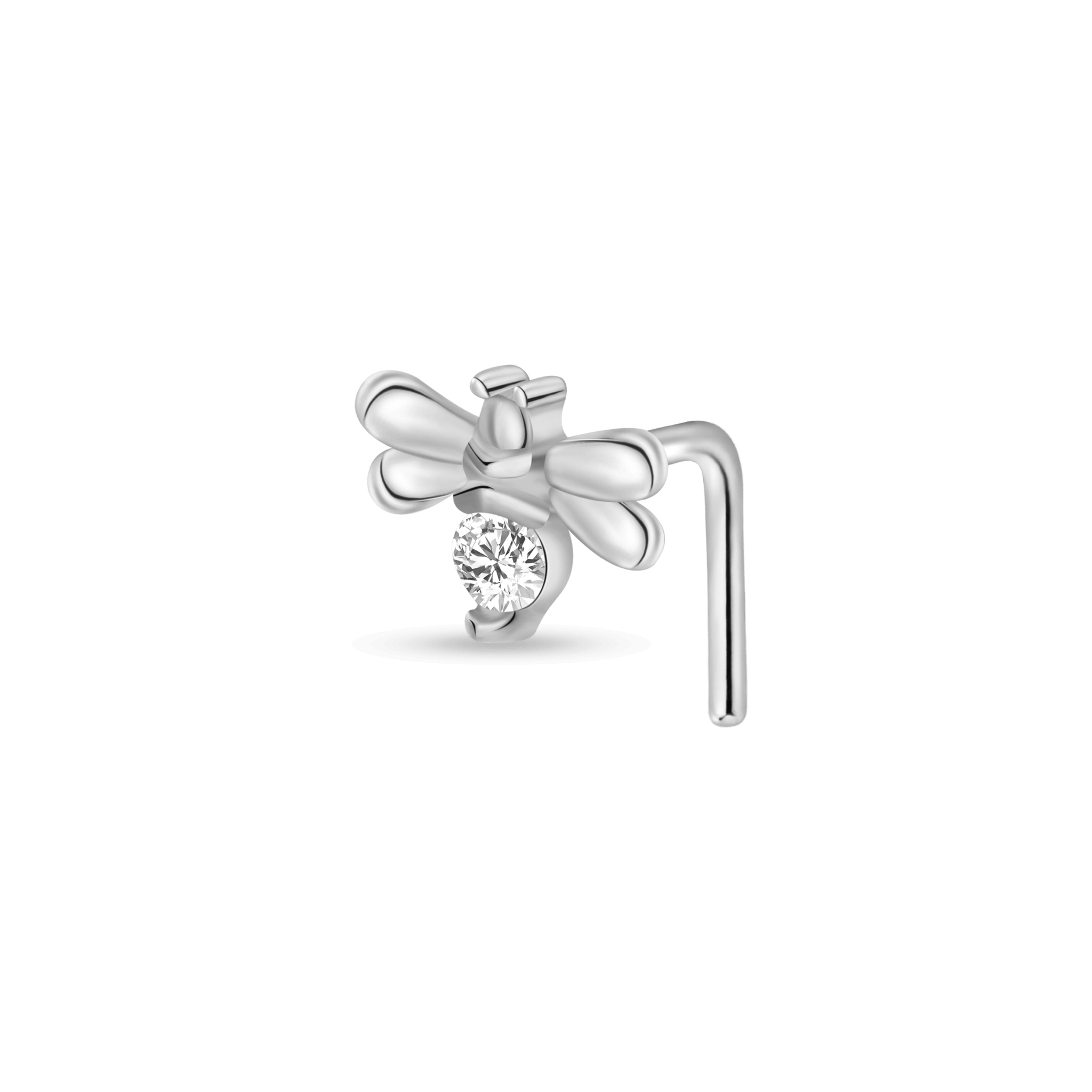 Piercing naso ape in argento - NovaNavel