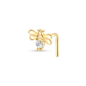 Piercing naso ape in oro - NovaNavel