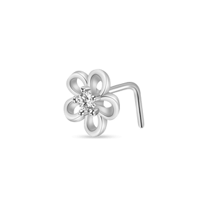 Piercing naso fiorellino in argento - NovaNavel