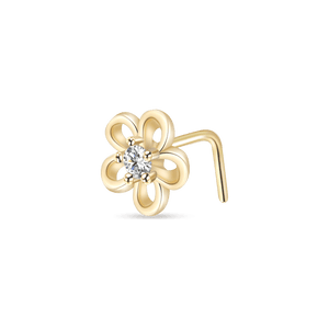 Piercing naso fiorellino in oro - NovaNavel