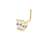 Piercing naso marquise in oro - NovaNavel