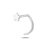Piercing naso piccola stella in argento - NovaNavel