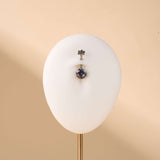 Piercing ombelico aurora boreale in argento - NovaNavel