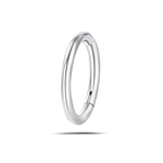 Piercing ombelico cerchietto classic in argento - NovaNavel
