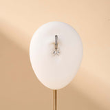 Piercing ombelico cerchietto con fiocco bianco in argento - NovaNavel