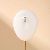 Piercing ombelico cerchietto one side luxury bianco in argento - NovaNavel