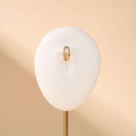 Piercing ombelico cerchietto one side luxury rosa in oro - NovaNavel