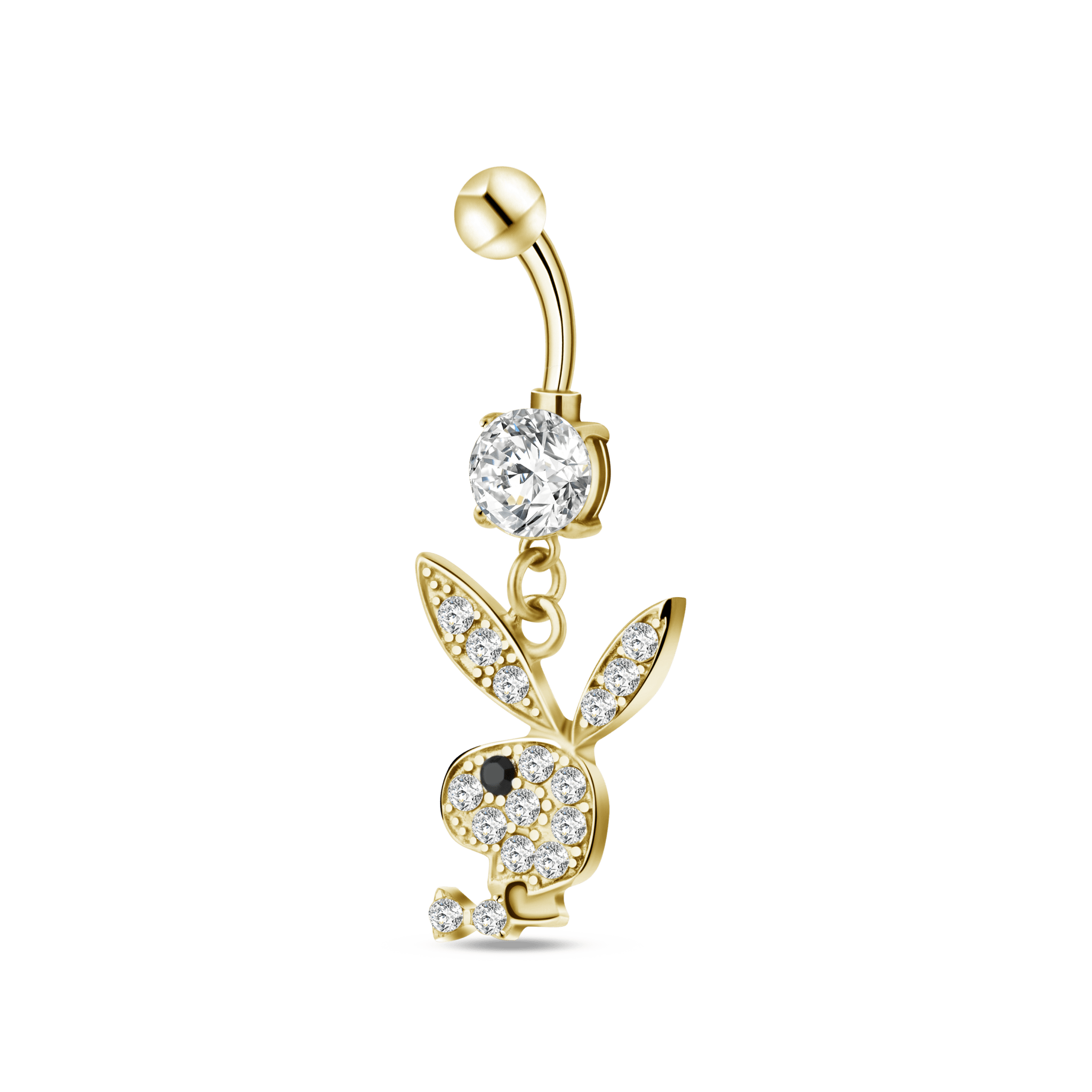 Piercing ombelico coniglietto in oro - NovaNavel