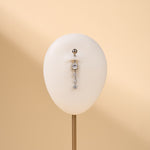 Piercing ombelico diamantini in argento - NovaNavel