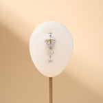 Piercing ombelico farfalla etherea bianca in argento - NovaNavel