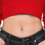 Piercing ombelico farfalla in argento - NovaNavel