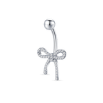 Piercing ombelico flake in argento - NovaNavel