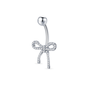 Piercing ombelico flake in argento - NovaNavel