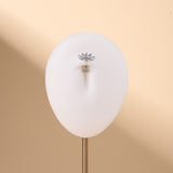 Piercing ombelico floating con corona marquise bianca in argento - NovaNavel®