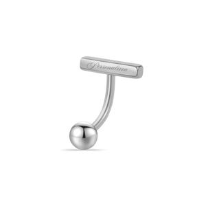 Piercing ombelico floating con nome in argento - NovaNavel