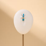 Piercing ombelico floating costellazione blu opale in argento - NovaNavel