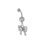 Piercing ombelico lily in argento - NovaNavel