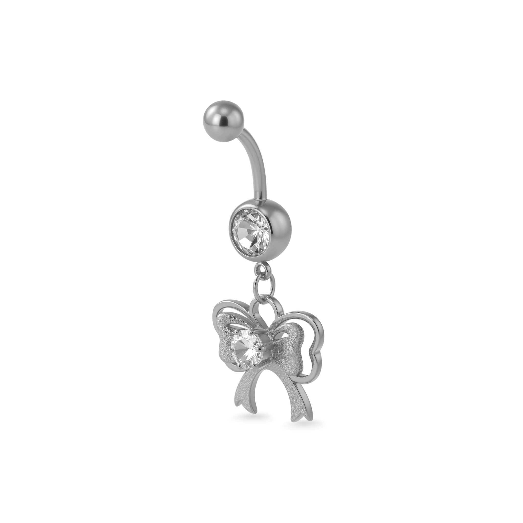 Piercing ombelico lily in argento - NovaNavel