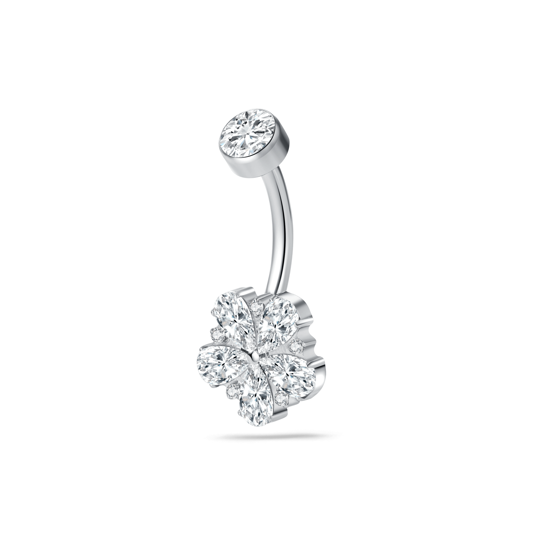 Piercing ombelico meraviglia in argento - NovaNavel