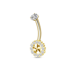 Piercing ombelico stella chic in oro - NovaNavel
