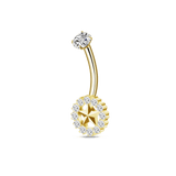 Piercing ombelico stella chic in oro - NovaNavel