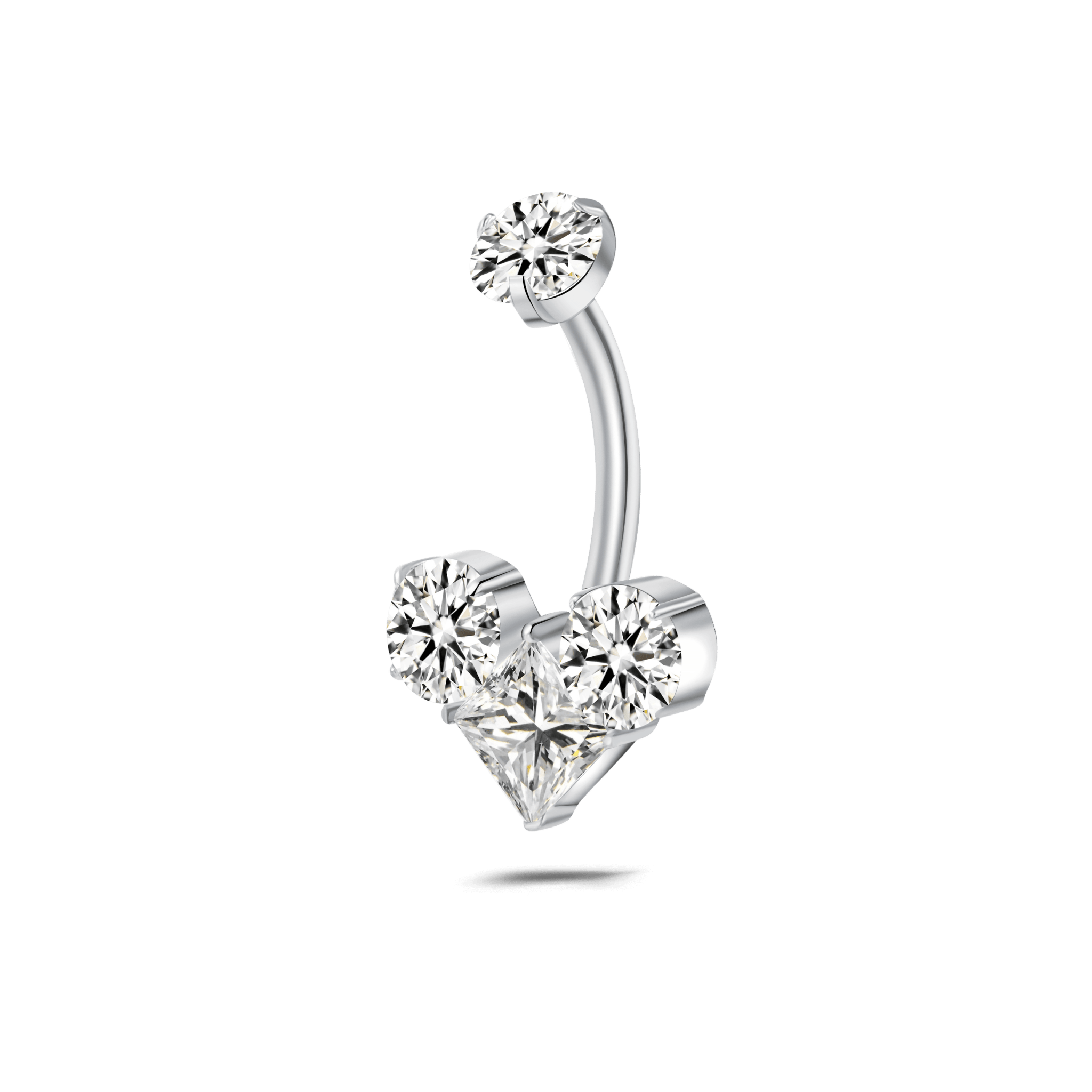 Piercing ombelico topolino in argento - NovaNavel