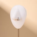 Piercing orecchio/naso brillantezza infinita aurora boreale in argento - NovaNavel®