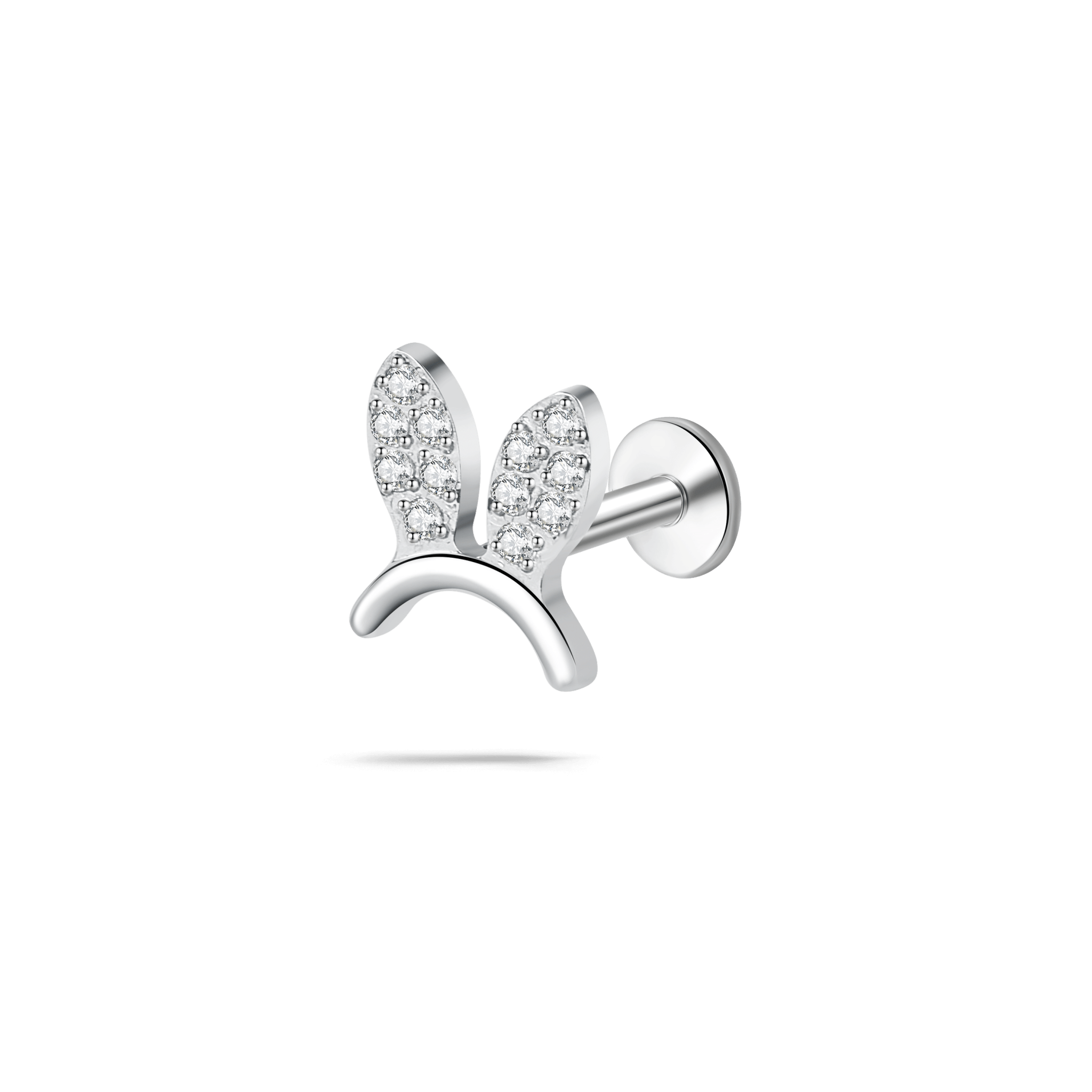 Piercing orecchio/naso coniglietto in argento - NovaNavel