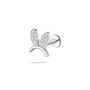 Piercing orecchio/naso coniglietto in argento - NovaNavel