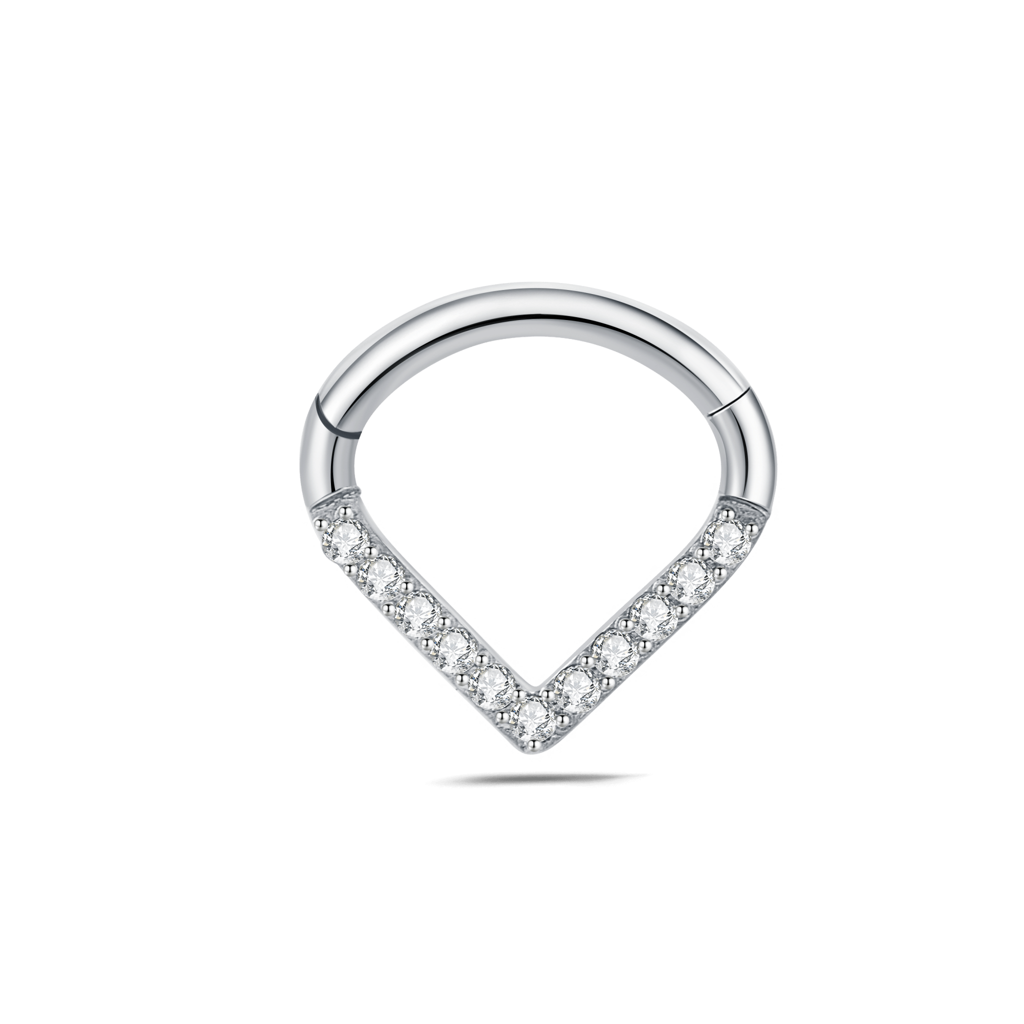 Piercing orecchio/naso cono in argento - NovaNavel