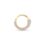 Piercing orecchio/naso contrasto di luce in oro - NovaNavel