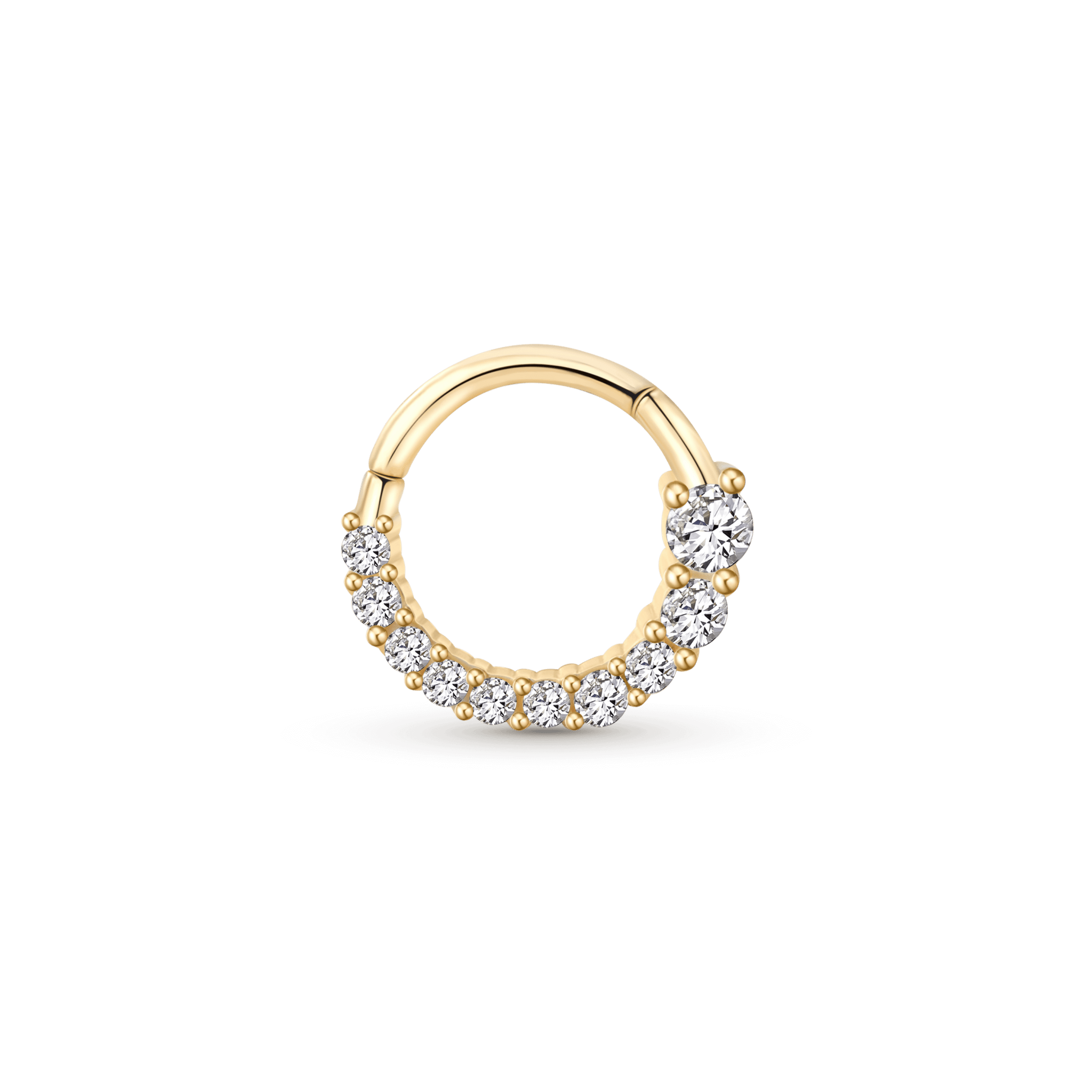 Piercing orecchio/naso contrasto di luce in oro - NovaNavel