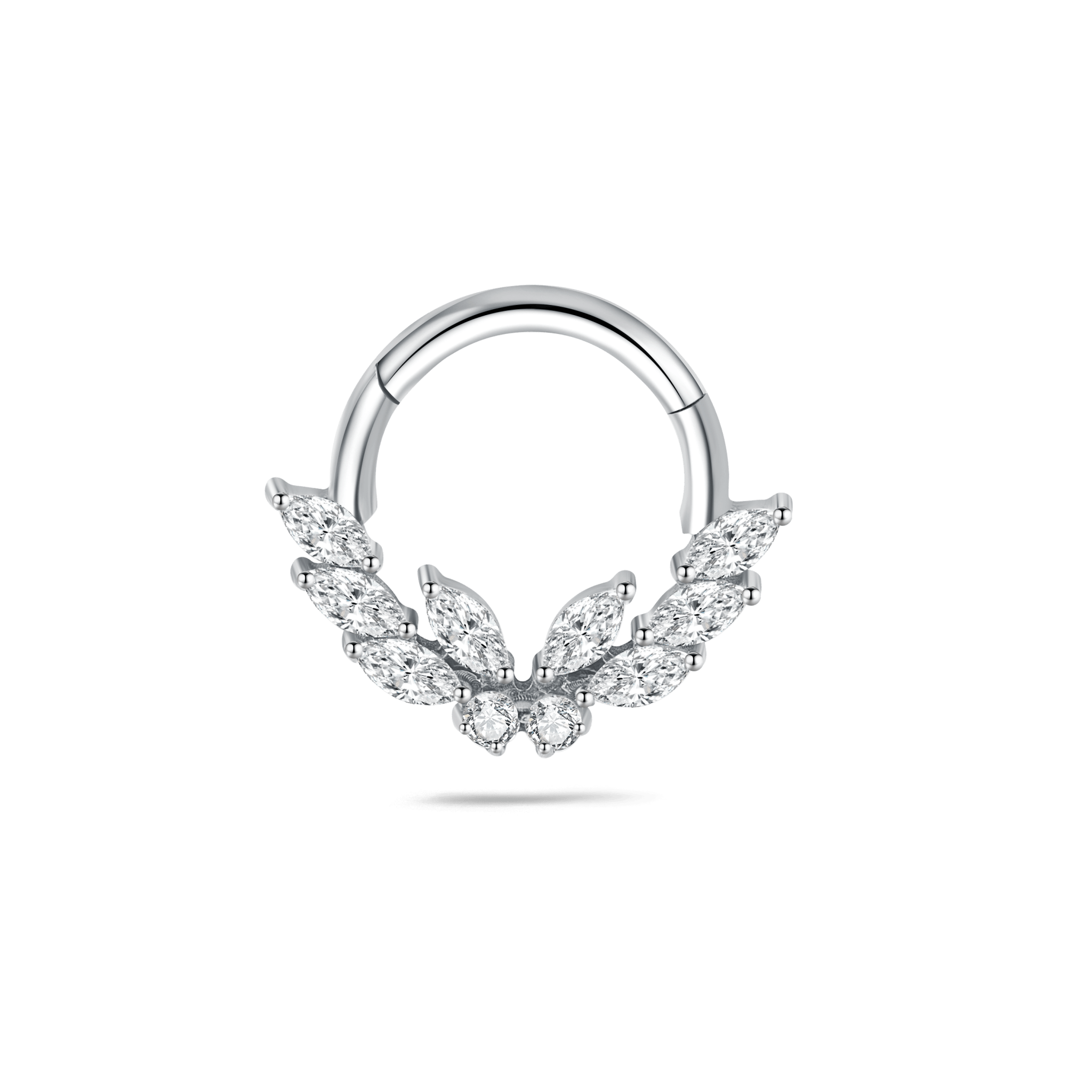 Piercing orecchio/naso farfalla d'angelo in argento - NovaNavel