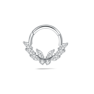 Piercing orecchio/naso farfalla d'angelo in argento - NovaNavel