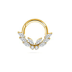 Piercing orecchio/naso farfalla d'angelo in oro - NovaNavel