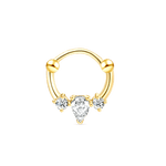 Piercing orecchio/naso lacrima in oro - NovaNavel