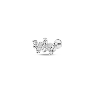 Piercing orecchio/naso marquise in argento - NovaNavel